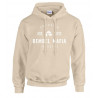 Bembel Mafia Kapuzensweatshirt mit Aufdruck "Holy Ebbler" - Grau