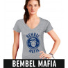Bembel Mafia Girly Ladies Frauen T-Shirt mit "Saachd bloss hier gibt's kaan Ebbelwoi" Aufdruck