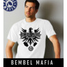 Bembel Mafia T-Shirt mit Chapter Frankfurt Aufdruck Weiß Schwarz.