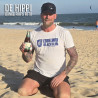 Bembel Mafia T-Shirt mit Aufdruck "Beach Club" - Weiß