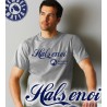 Bembel Mafia T-Shirt - Mit Aufdruck "Hals enoi Friends" Grau