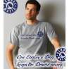 Bembel Mafia T-Shirt - Mit Aufdruck "one Ebbler a day keeps the Doschd away" Grau