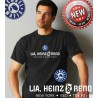 Bembel Mafia T-Shirt - Mit Aufdruck "Lia Heinz und Reno Aufdruck Zum Blauen Bock lässt grüßen!