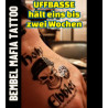 Bembel Mafia Holy Ebbler Tattoo. ca. 5 x 8 cm - hält 1 bis 2 Wochen
