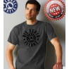 Bembel Mafia T-Shirt mit Aufdruck "Flenner" in anthrazit