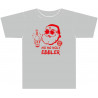 Bembel Mafia T-Shirt mit "Niggeloos" T-Shirt Santa Claus Aufdruck In rot