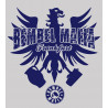 Bembel Mafia T-Shirt mit Aufdruck "Chapter Frankfurt" - Grau