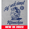Bembel Mafia Kapuzenswaetshirt Hoody Hoodie mit Aufdruck"Sag' noch einmal Kännchen" in - Grau