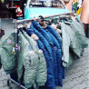 Bembel Mafia US Army Kragen Bomber Jacke Alpha Qualität